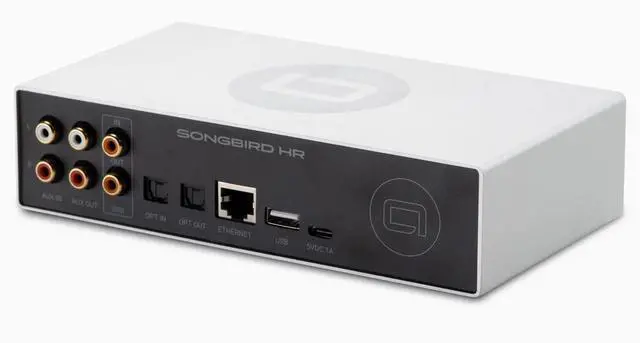 Alt view image 3 of 4 - Songbird HR 24/192 Internet Music Streamer - ESS SABRE32 DAC, Delivers to Any Music System with Line Input, Tidal & Internet Radio Streaming - White