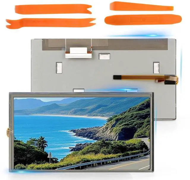 Main image of 7 Inches LCD Screen for Chevrolet Spark Sonic 2012-2016 Spark EV 2014-2016 Radio Car Touch Screen Replacement Digitizer Navigation GPS Display LA070WV1-TD05 with Repair Tools