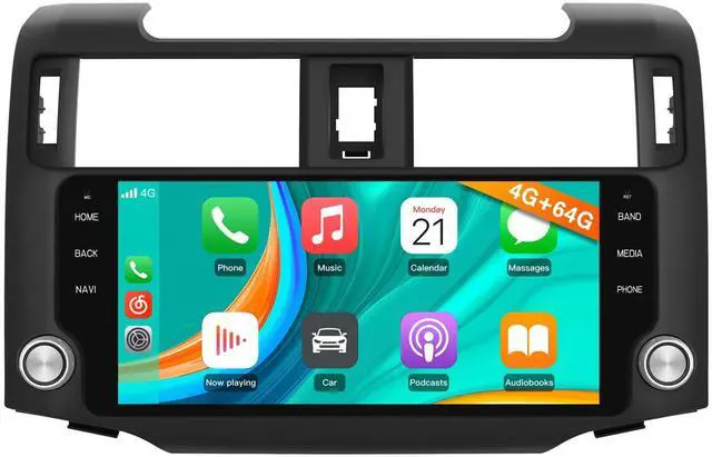 Main image of Car Radio Stereo Android 13 for Toyota 4runner 2010-2022 4GB RAM 64GB ROM with Wireless CarPlay Android Auto