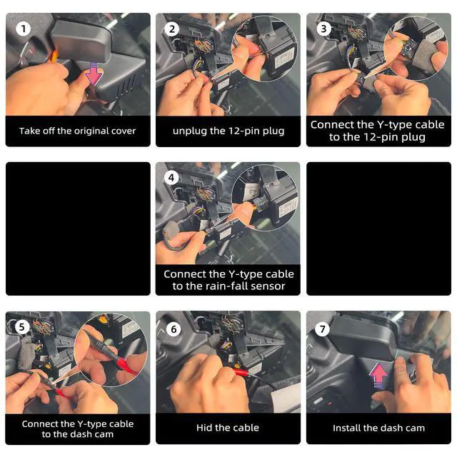 Alt view image 4 of 4 - 4K Dash Cam for Ford Bronco 2025,2026(Not Fit Ford Bronco Sport), Easy Install,WiFi & App,Loop Recording,G-Sensor,Plug & Play,64GB Card