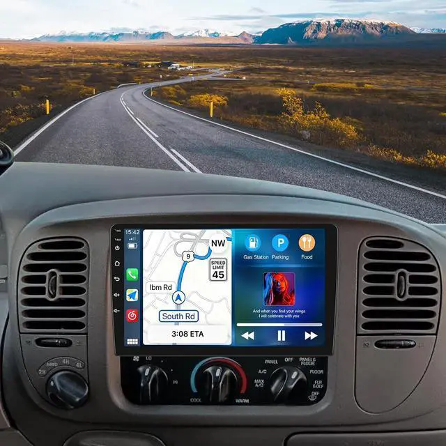 Main image of 4G+64G Car Stereo for Ford F150 1997-2004 with Wireless CarPlay and Android Auto, 10.1 Inch Touchscreen Android 14 Double Din Car Radio Support Bluetooth WiFi GPS SWC FM Mirror Link Backup Camera