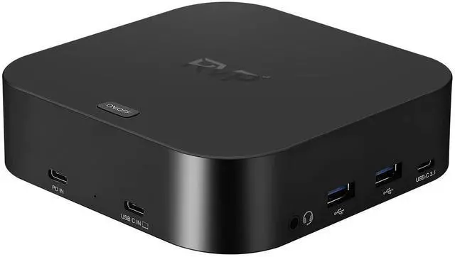 Main image of Docking Station 3 Monitors USB C, 13-in-1, Triple Display-4K HDMI & DisplayPort Dual Monitors, 5Gbps USB-C/A Data Transfer, 100W Laptop-Charging, Gigabit Ethernet, Audio, Black