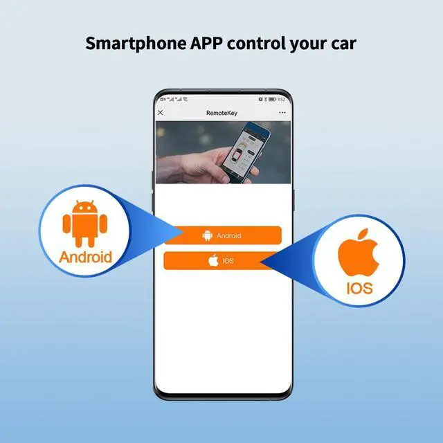 Alt view image 3 of 4 - EASYAGUARD 4g LTE T-Mobile GPS Tracker with 3 Years Subscription APP Lock Unlock Control & APP Remote Start fit for iOS & Android Smartphone for Products Usage (GPS002-BM)
