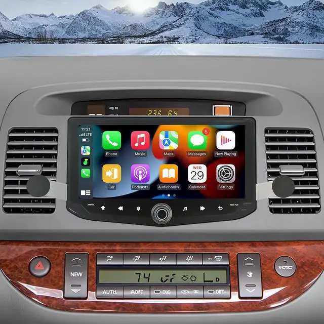 Main image of Car Radio for Toyota Camry 2000 2001 2002 2003 2004 2005 2006 10.33 inch Stereo Android 14 Touch Screen Wireless Carplay & Android Auto Bluetooth WiFi GPS Backup Camera SWC DSP Head Unit