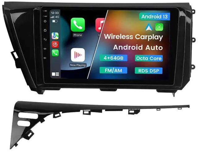 Main image of Android Radio Stereo for Toyota Camry 2018 2019 2020, 10.1 inch Octa Core GPS Navi Wireless Wired Car-Play Android Auto Head Unit IPS Blue-Tooth FM AM RDS DSP, 4GB RAM 64GB ROM