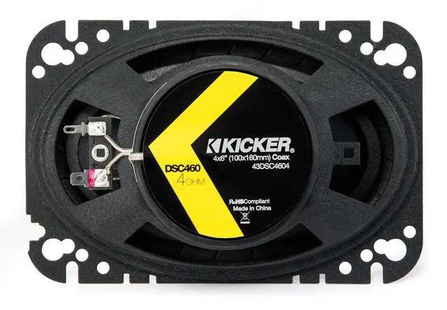 Alt view image 2 of 6 - DSC460 4x6-Inch (100x160mm) Coaxial Speakers, 4-Ohm (Pair)