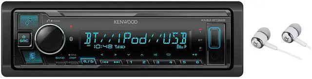 Main image of Bluetooth USB MP3 WMA AM/FM Digital Media Player Dual Phone Connection Pandora Car Stereo Receiver/Free Alphasonik Earbuds