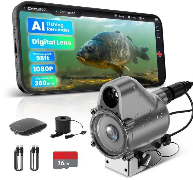 Main image of 2026 Upgrade Version Canfish CF1 Underwater Fishing Camera,1080P Full HD Portable Video Fish Finder,APP Remote Control Real-time Observation,Fish Coming Reminder Fishing Camera