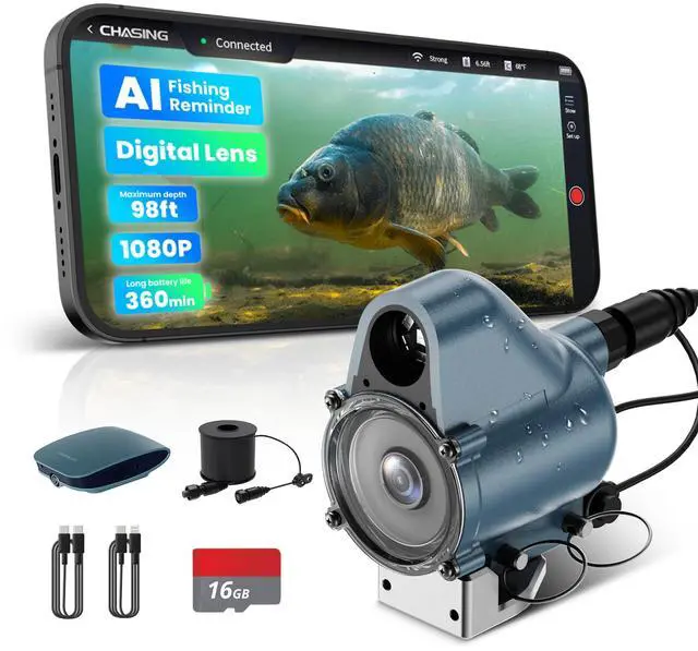 Main image of 2026 Upgrade Version Canfish CF1 Underwater Fishing Camera,1080P Full HD Portable Video Fish Finder,APP Remote Control Real-time Observation,Fish Coming Reminder Fishing Camera