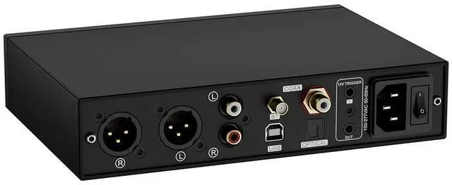 Alt view image 2 of 6 - Topping DX5 II Decoder Dual ES9039Q2M Desktop DAC & Headphone Amplifier (Black)