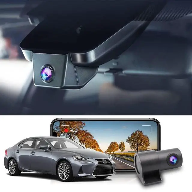 Main image of Front 4K+Rear 1080P Dash Cam Suitable for Lexus is 2017-2025 IS350 is 300 AWD F Sport IS200t, OEM Look, 2 Channel HD Video, Loop Recording, WiFi & APP, G-Sensor, Easy to Set, 128GB SD Card