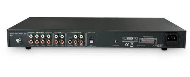 Alt view image 4 of 4 - PX1 Home Audio Stereo Preamplifier with Phono RIAA, Optical & RCA Inputs Low Noise Hi-Fi Preamp for Turntable, TV & Power Amplifier Bass/Treble Control, Sub Out