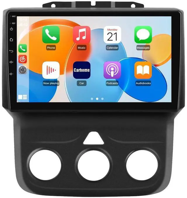 Main image of 5G WiFi Car Radio for Dodge Ram 1500 2500 3500 2013 2014 2015 2016 2017 2018, Ram 1500 Radio 9-inch Touch Screen with Carplay Android Auto Bluetooth WiFi FM (for Manual AC)