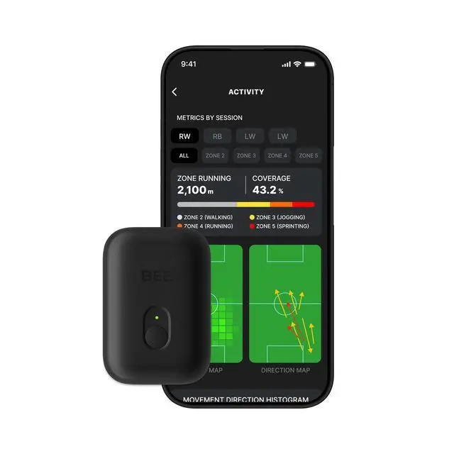 Alt view image 2 of 4 - BEE PRO 2 - Sports GPS Tracker & Vest for Outdoor Sports | 30days Trial Included & Subscription Requierd | Soccer Training Equipment | Fitness Tracker (Extra Large)