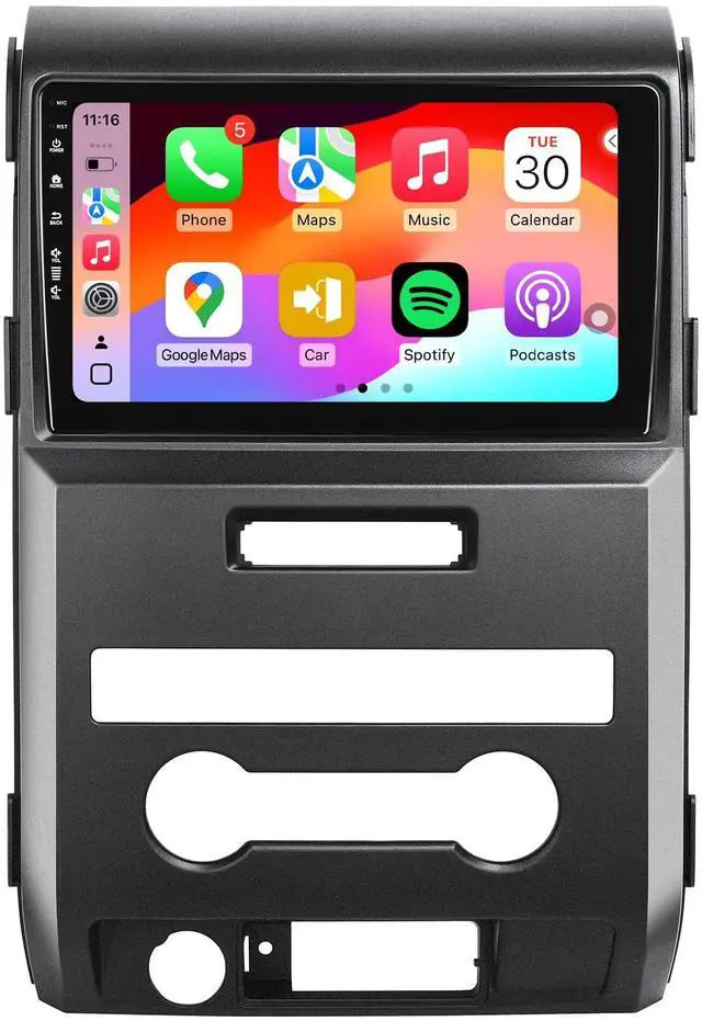 Main image of 5G(WiFi6) Car Stereo for Ford F150 F-150 2009-2012 Android 13 with Wireless CarPlay Android Auto, 9 inch IPS Touchscreen Car Radio Player with 1080P Backup Camera/FM/SWC