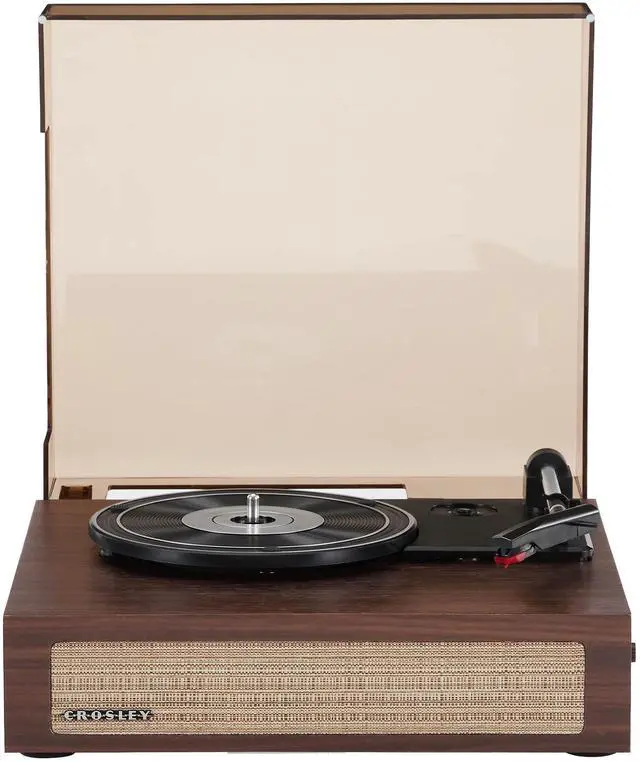Main image of CR6042A-WA Scout 3-Speed Bluetooth Turntable with Built-in Speakers, Walnut