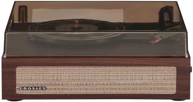 Alt view image 3 of 4 - CR6042A-WA Scout 3-Speed Bluetooth Turntable with Built-in Speakers, Walnut