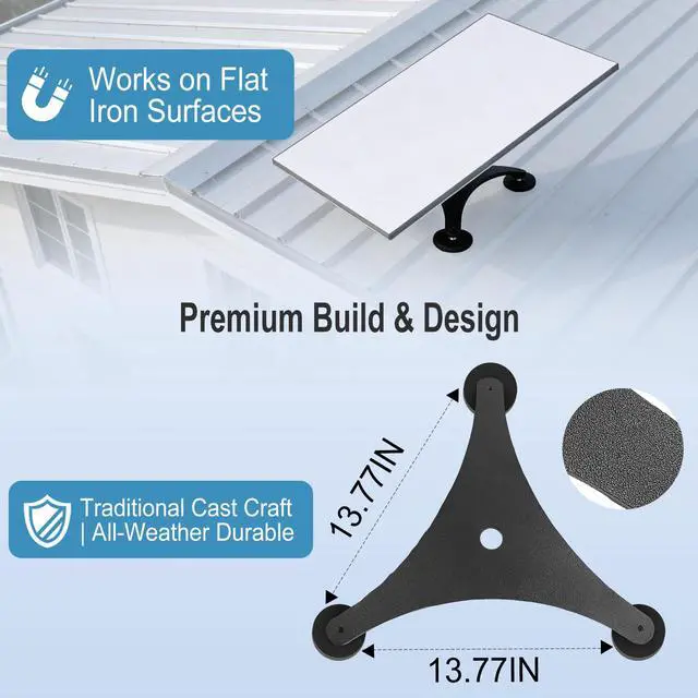 Alt view image 4 of 4 - for Starlink Gen 3 Magnetic Roof Mount Drill-Free, Heavy-Duty Strong Magnet Mounting Kit for Starlink Internet Kit Satellite | Compatible with Car, RV, Boat, Iron Surfaces