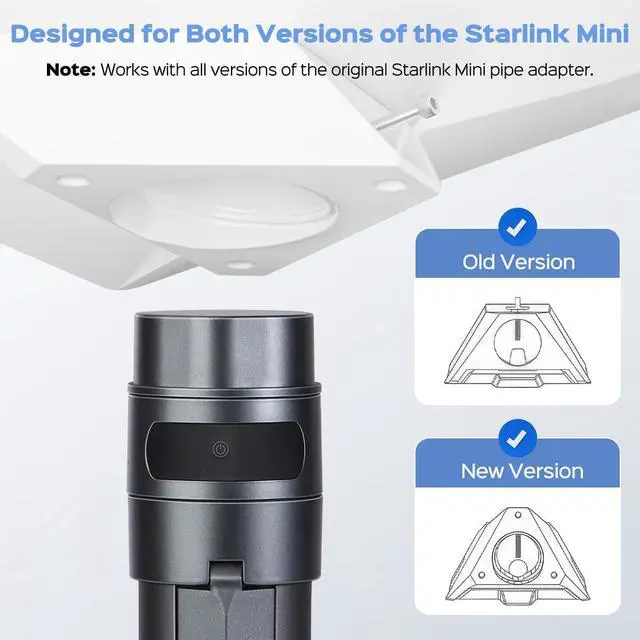 Alt view image 2 of 4 - Starlink Mini Power Stand with Integrated Tripod,45,000 mAh for 6 Hours Use & Adjustable Tripod Stand 30V/2A DC Output,Type-C Fast Charging,IP67 Waterproof LED Indicator for Outdoor & Camping