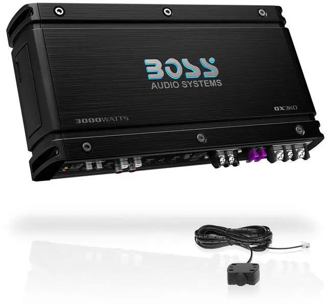 Main image of BOSS Audio OX3KD Onyx Model 3000 Watt High Output Monoblock Full Range Class D Amplifier with Variable Low Pass Crossover and Remote Control