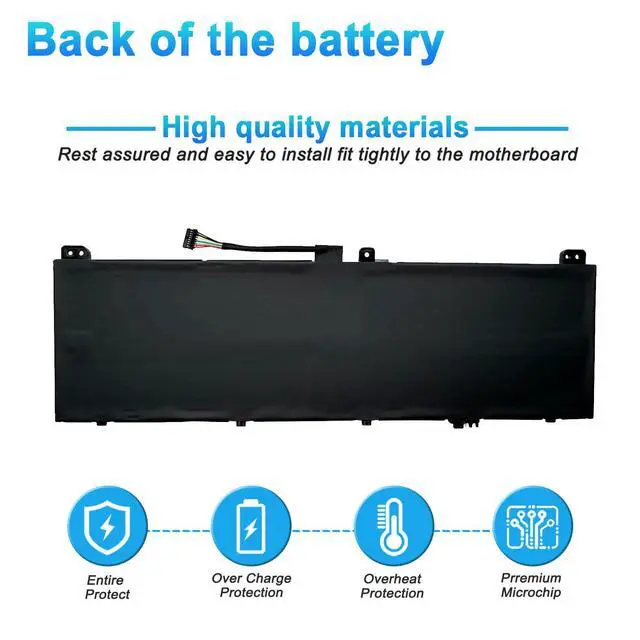 Alt view image 4 of 4 - L22C4PA1 L22M4PA1 SB11K38965 Battery Replacement for Lenovo Yoga 7 14ARP8 14IRL8 16IRL8 16ARP8 Yoga 7 2-in-1 14IML9 14AHP9 16IML9 16AHP9 Series L22D4PA1 71Wh 4623mAh 4-Cell