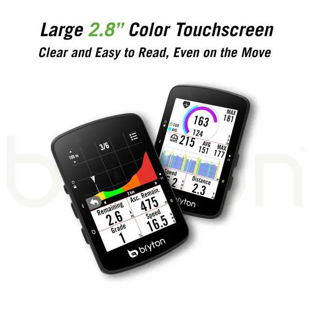 Alt view image 2 of 4 - Rider 650 2.8 Inch Color LCD Touchscreen GPS Bike/Cycling Computer, Preloaded USA Map, Compatible with Bike Radar, 33hrs Long Battery Life, Navigation with Turn-by Turn Follow Track Waterproof | cyclo