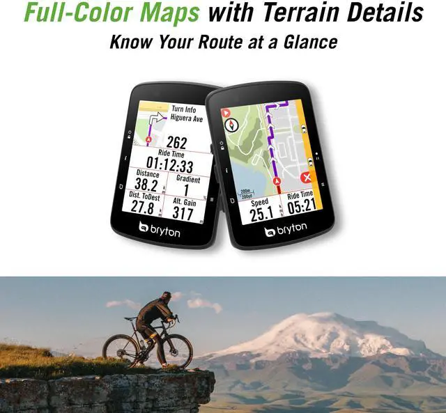 Alt view image 4 of 4 - Rider 650 2.8 Inch Color LCD Touchscreen GPS Bike/Cycling Computer, Preloaded USA Map, Compatible with Bike Radar, 33hrs Long Battery Life, Navigation with Turn-by Turn Follow Track Waterproof | cyclo