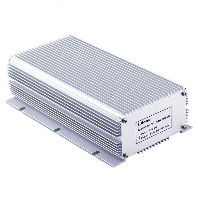 Alt view image 2 of 4 - DC 24V Step Down to 13.8V 100A 1380W Converter Voltage Regulator, Waterproof DC/DC Voltage Reducer Buck Transformer Power Supply for Golf Cart