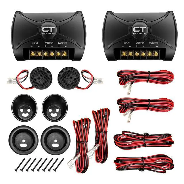 Alt view image 6 of 6 - Tropo 6.5 160 Watt 2-Way Shallow-Mount Component Speaker Set