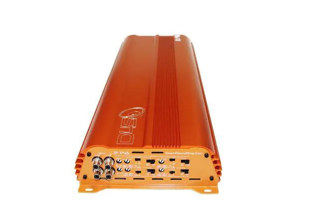 Alt view image 3 of 4 - JP34 AB Orange 4 Channel Car Audio Amplifier | 590W RMS Class AB Power Amp | Car Stereo Speaker Amplifier | High-Performance Automotive Sound