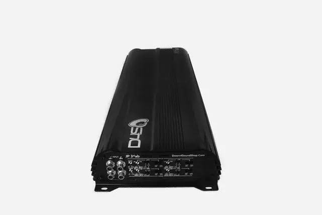 Alt view image 3 of 4 - JP34 AB Black Gloss 4 Channel Car Audio Amplifier | 590W RMS Class AB Power Amp | Car Stereo Speaker Amplifier | High-Performance Automotive Sound
