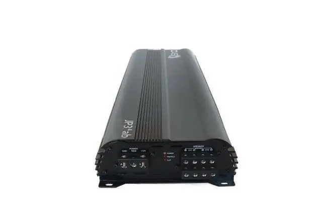 Alt view image 4 of 4 - JP34 AB Black Gloss 4 Channel Car Audio Amplifier | 590W RMS Class AB Power Amp | Car Stereo Speaker Amplifier | High-Performance Automotive Sound