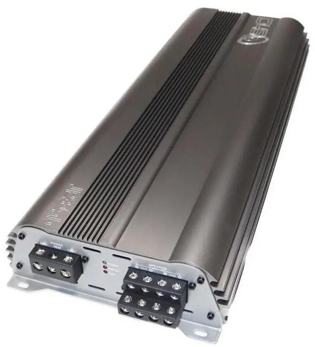 Main image of JP34 AB Gray 4 Channel Car Audio Amplifier | 590W RMS Class AB Power Amp | Car Stereo Speaker Amplifier | High-Performance Automotive Sound