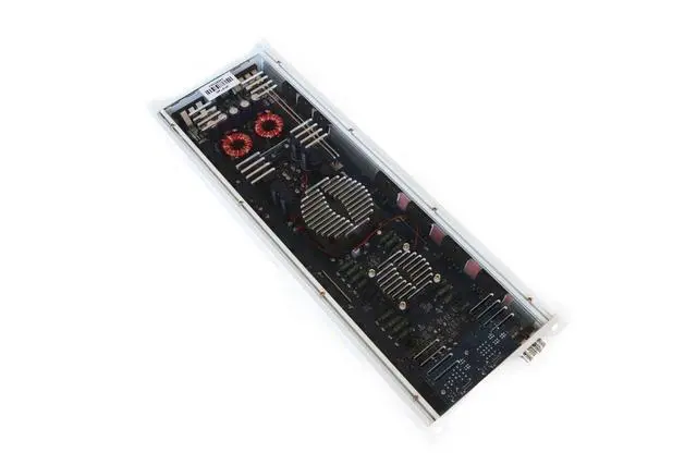 Alt view image 2 of 4 - JP34 AB White Gloss 4 Channel Car Audio Amplifier | 590W RMS Class AB Power Amp | Car Stereo Speaker Amplifier | High-Performance Automotive Sound