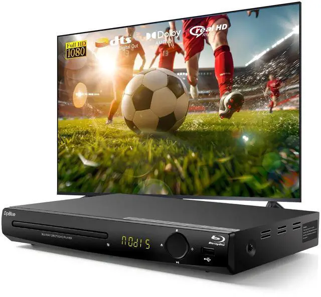 Main image of BLU RAY Player,1080P Full HD Blu-ray DVD Player for TV/Projector Home Theater Blu Ray Discs Player Support Region A/1 Blu-ray Discs,CD DVDs VCD,U Disk HDD Playback HDMI/AV/Coaxial Output