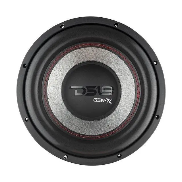 Alt view image 3 of 4 - GEN-X104D Subwoofer in Black - 4 Layer Black Aluminum Voice Coil, 10", 800W Max Power, 400W RMS, Dual 4 Ohms, DVC - Powerful Car Audio Bass Speaker (1 Speaker)