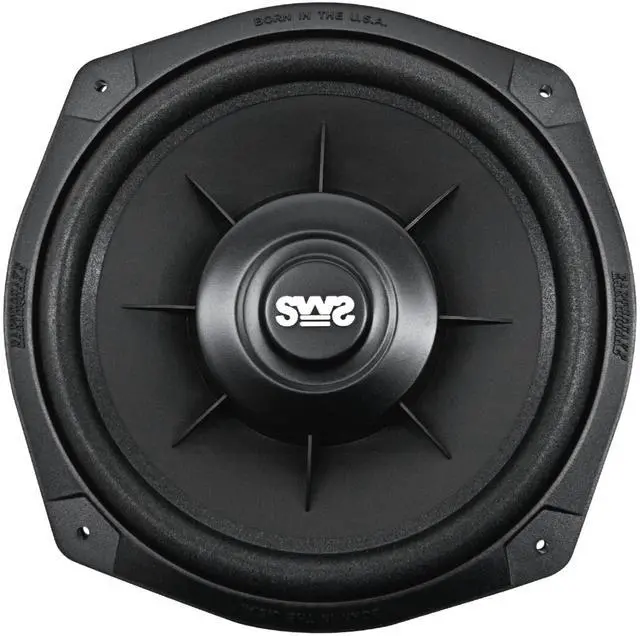 Alt view image 2 of 6 - Sound SWS-8X 8-Inch Shallow Woofer System Under-the-Seat Subwoofer, 4-Ohm (Single), Black