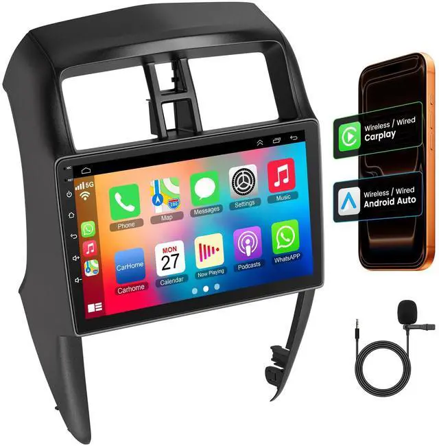Main image of Car Radio for Nissan Versa Sedan 2015 2016 2017 2018 2019 W/Linux System, Support Wireless Carplay Android Auto Mirrorlink, GPS Navigation Bluetooth FM Car Stereo