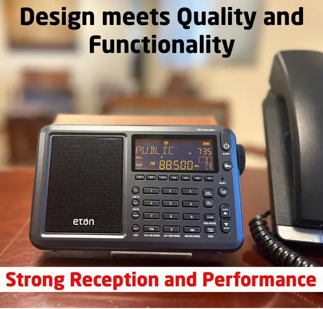 Alt view image 3 of 5 - Elite Executive AM/FM/Aircraft Band/SSB/Shortwave Radio