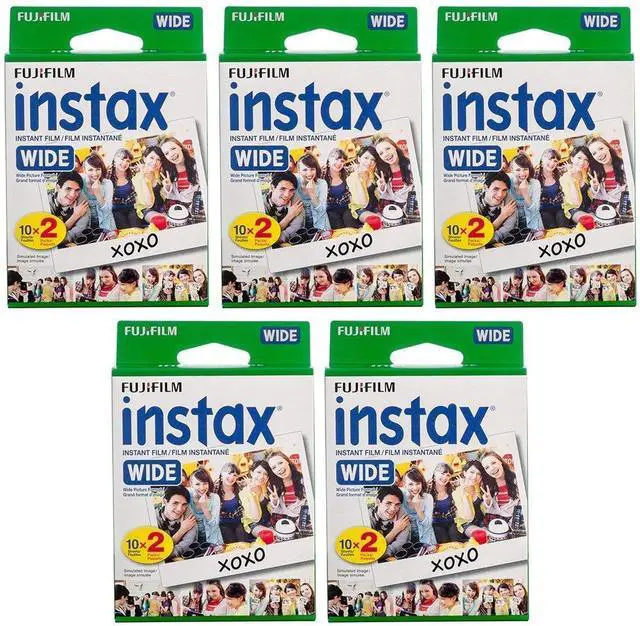 Main image of Instax Wide Film for Fuji Camera & Printer (5 Pack) Items TOSHIHIKO