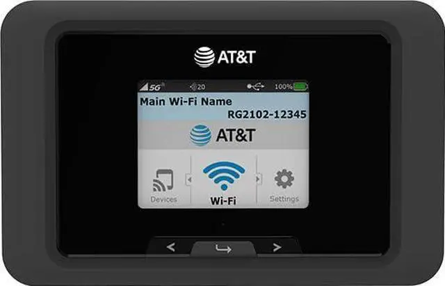 Main image of Franklin A50 5G | WiFi 6 | Removable 5000 mAh Battery | 2.4" Display | Qualcomm® SDX62 | AT&T PREPAID Hotspot