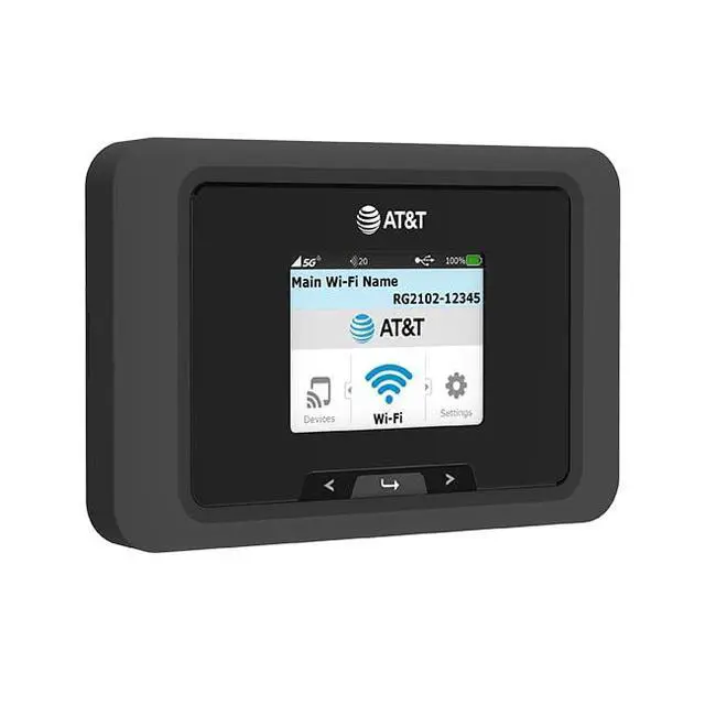Alt view image 2 of 3 - Franklin A50 5G | WiFi 6 | Removable 5000 mAh Battery | 2.4" Display | Qualcomm® SDX62 | AT&T PREPAID Hotspot