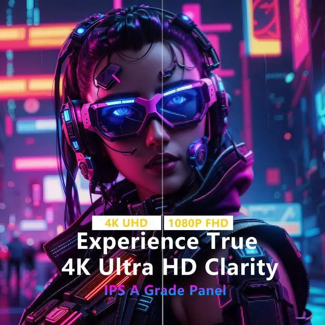 Alt view image 3 of 4 - 15.6 Inch 4K UHD Portable Gaming Monitor 100% sRGB Lightweight Metal Touchscreen with Type-C Mini HDMI Travel Monitor for Laptop/PC/Mac/PS4/5/Switch