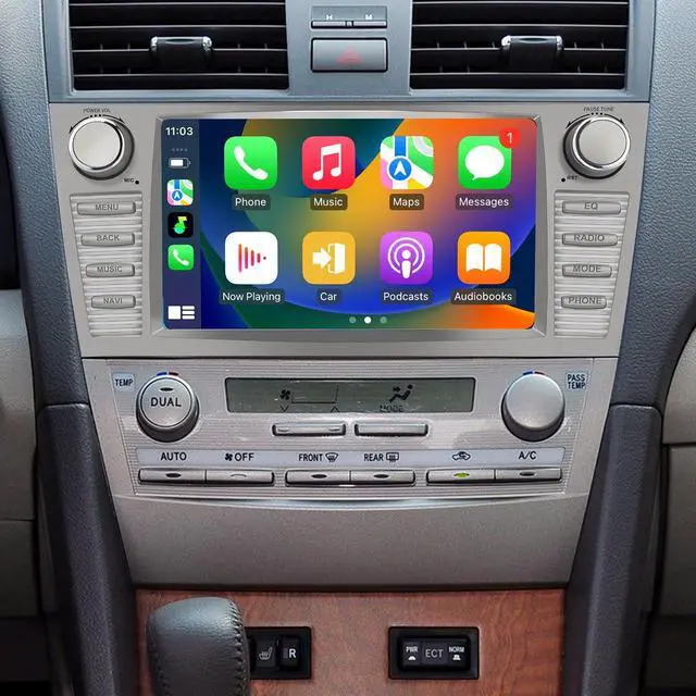 Main image of Car Radio for Toyota Camry 2007-2011 Stereo Android 14 Touch Screen Wireless Carplay & Android Auto Bluetooth WiFi GPS Backup Camera SWC FM 8 Core 4G + 64G Head Unit