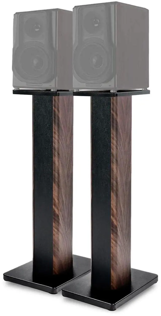 Main image of 31.5 Inch (80CM) - Pair- Wood Speaker Stands for Home-Cinema HiFi Desktop and Satellite Speakers Monitor Stands, Enhanced Audio Listening Experience for Home Theaters