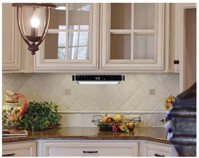 Alt view image 6 of 6 - iKBC384S Bluetooth Under the Cabinet Radio with CD Player