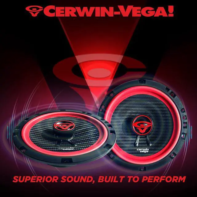 Alt view image 4 of 6 - V675 6.75" VEGA 2-Way 360 Watts 4 Ohm Coaxial Speakers(Pair)