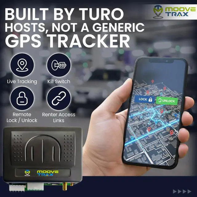 Alt view image 2 of 4 - V3 Car Rental Automation GPS Tracker with Kill Switch, Remote Lock, Geofence, Speed Alerts, Real-Time Vehicle Tracker for Turo & Private Rentals, Toll Tracking, Bluetooth 4G, Passive Lock