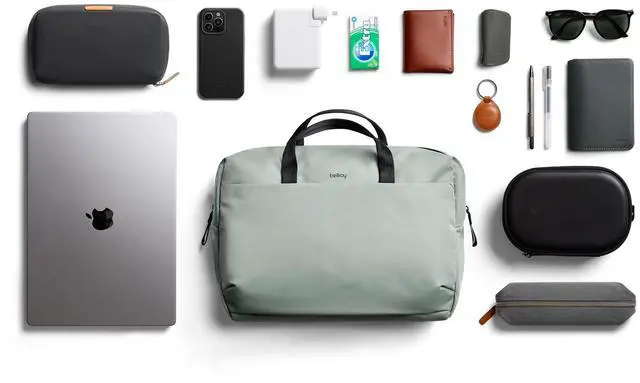 Alt view image 6 of 6 - Via Work Bag (14L laptop messenger bag) - Eucalyptus