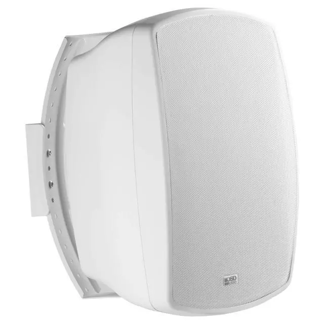 Alt view image 2 of 2 - AP850-70V 8" Outdoor Patio Speaker Pair - 8ohm/70V Tap, Full Motion Bracket, IP54 Rated, White